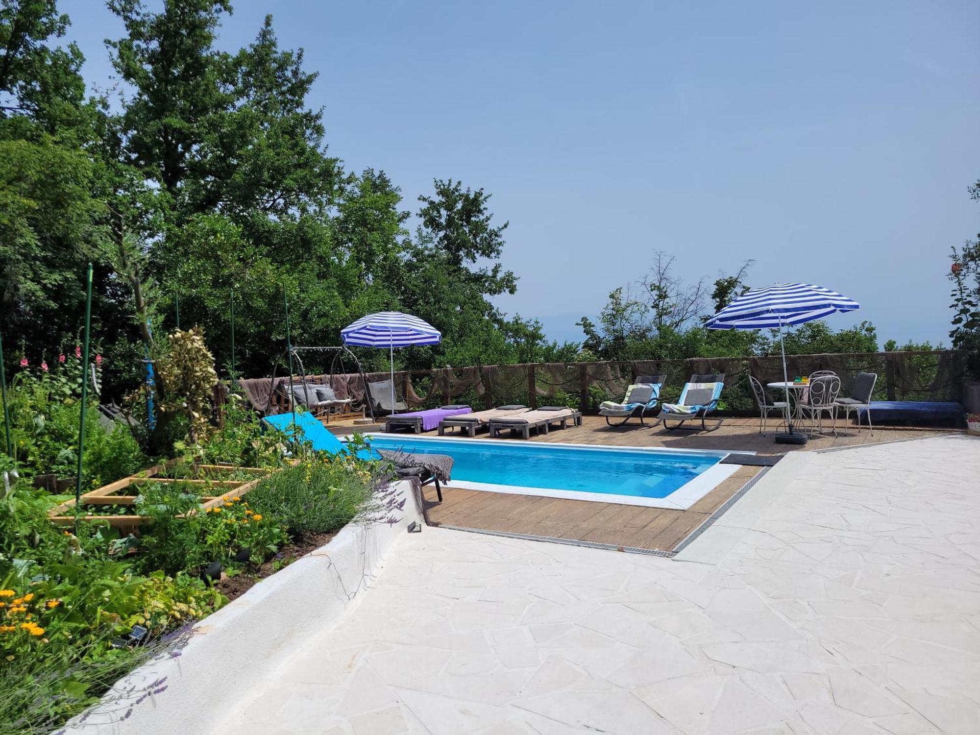 לובראן Apartments Chiara Mit Meerblick Und Pool Und Jacuzzi מראה חיצוני תמונה