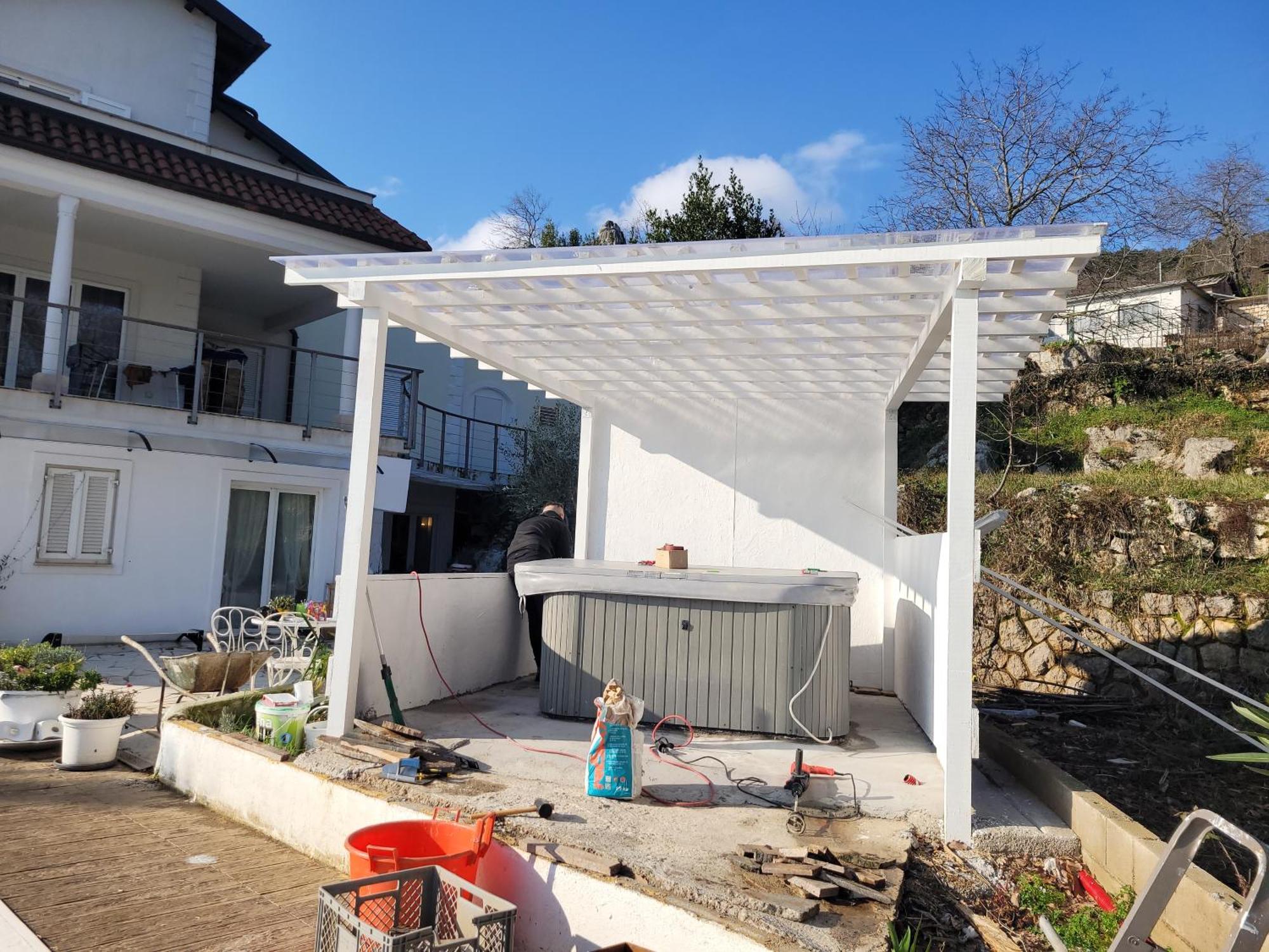 לובראן Apartments Chiara Mit Meerblick Und Pool Und Jacuzzi מראה חיצוני תמונה